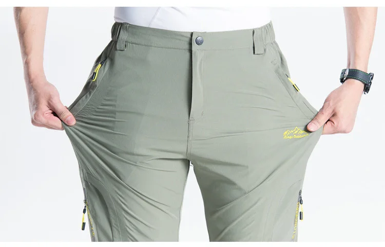 Уличные походные брюки мужские тянущиеся быстросохнущие водонепроницаемые флисовые дышащие брюки мужские походные рыбацкие треккинговые спортивные брюки