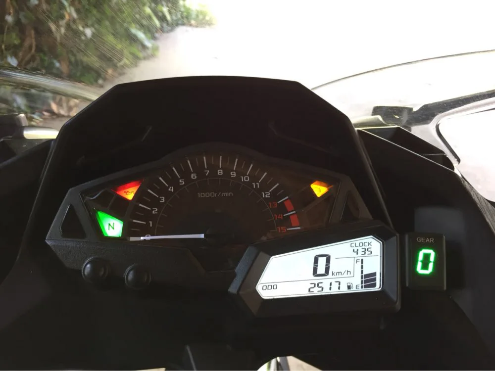 VEHTRKACNTOL для Kawasaki Ecu Mount 6 индикатор скорости передачи 1-6 ступенчатая передача индикатор для Kawasaki Z750 Z800 Z1000 ER6N ER6F ZX6R