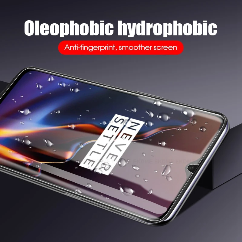 9D полное покрытие мягкая Гидрогелевая пленка для Oneplus 7Pro 7 6T Защитная пленка для экрана не закаленное стекло для One plus 7 Pro 7 6T пленка