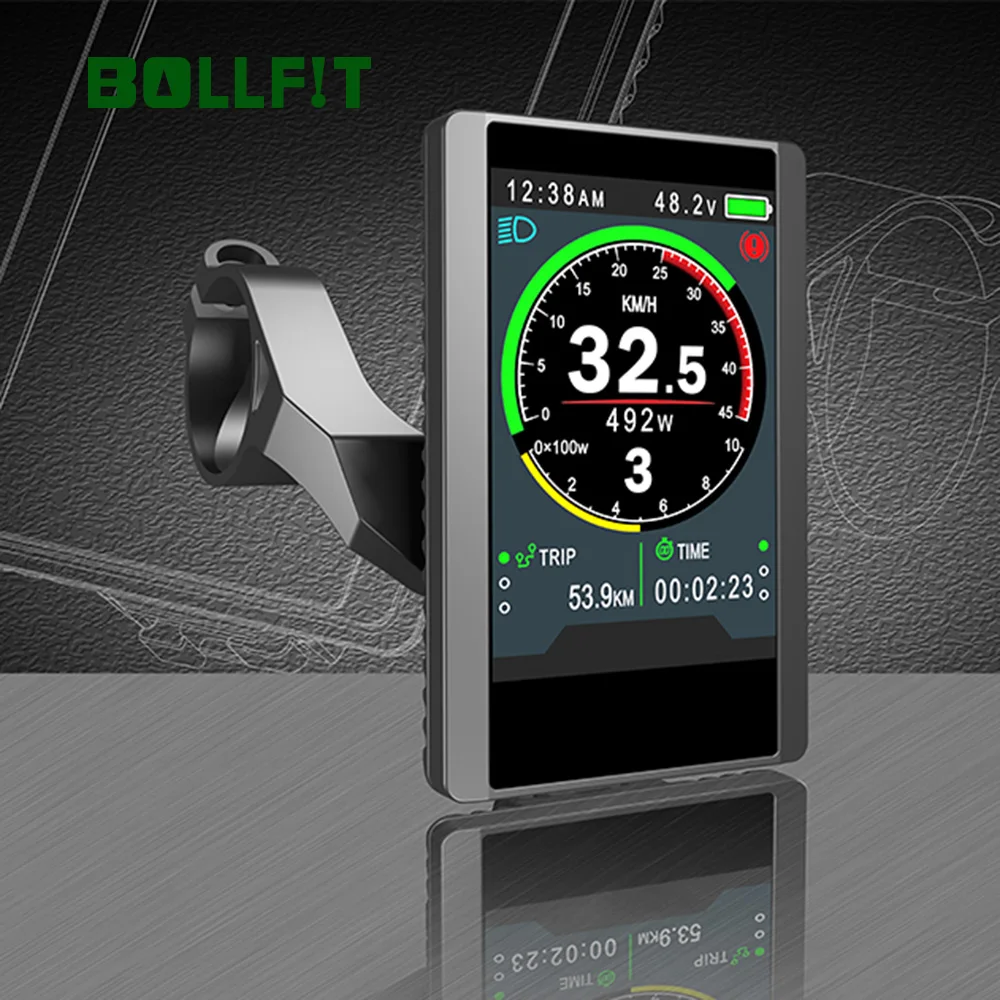 Perfect Bollfit Bafang LCD Display 850C Colour Screen TFT Midmotor Kit BBS02 BBS01 BBSHD 0