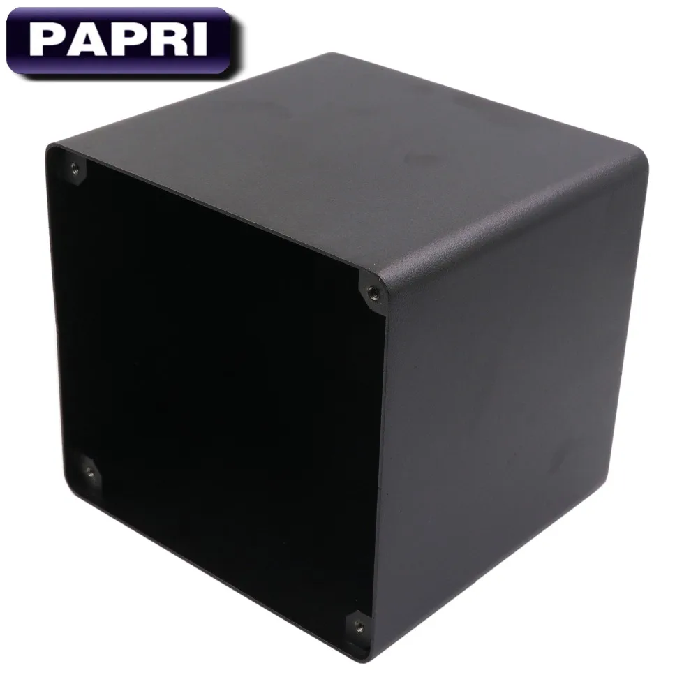 PAPRI 150*140*140 мм чехол для трансформатора защитная трубка корпуса аудио железный металлический Triod HIFI DIY усилитель черный 1 шт