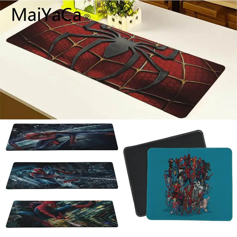 

MaiYaCa Vintage Cool Spider-Man Large Mouse pad PC Computer mat Good quality Locking Edge large Game Mouse Pad