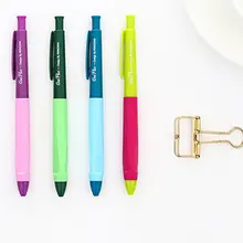 [4Y4A] 10 шт./партия Модная собранная цветная школьная гелевая ручка тест на написание прессованная черная Водяная ручка