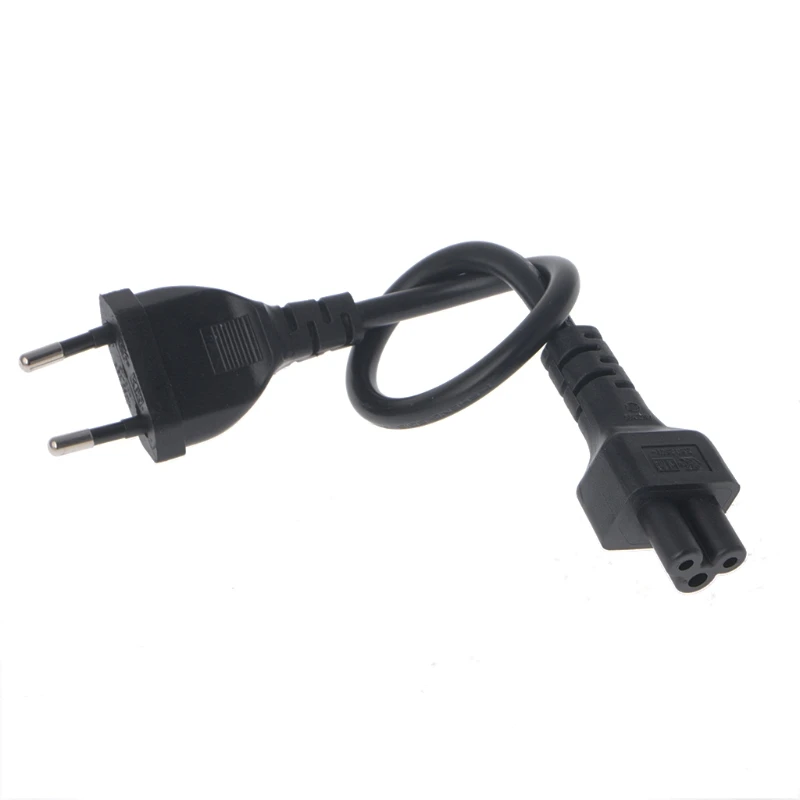 

Power Adapter Cord Cable 30cm EU Plug 2 Pin Male To IEC 320 C5 Micky For Notebook Power Supply