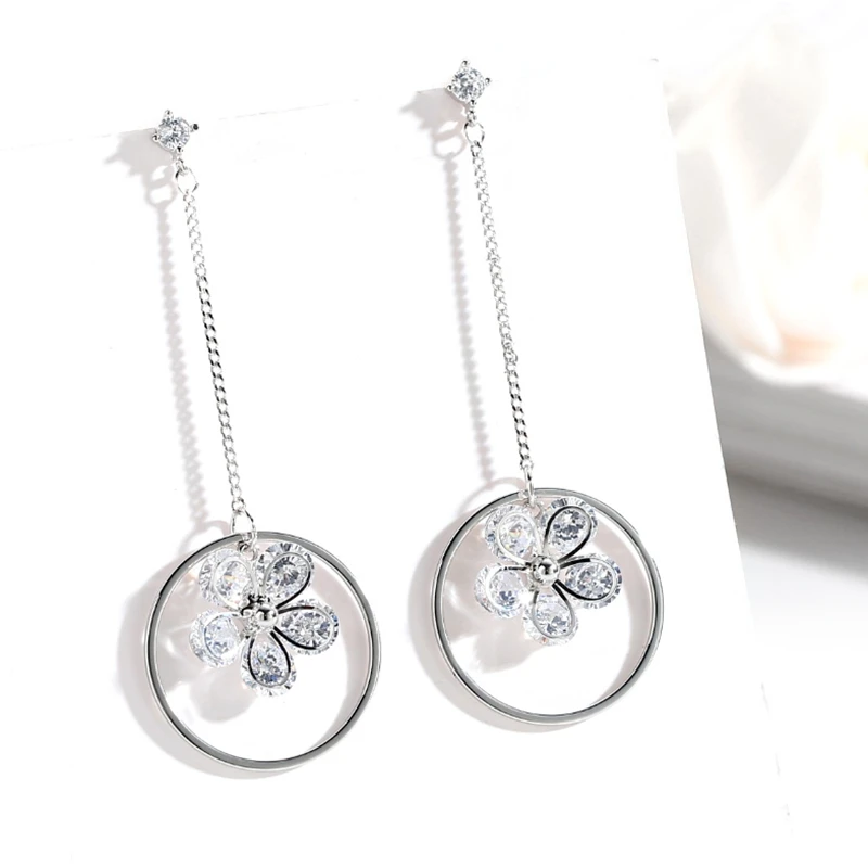 OL Women Elegant Austria Rhinestone Stud Earrings Statement Custome