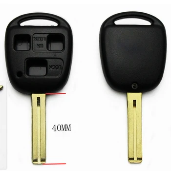 Dandkey 20 個包茎ブランク車のキーシェルシボレースパークアベオキャプティバ 2 ボタンリモートfobキーケース左ブレード