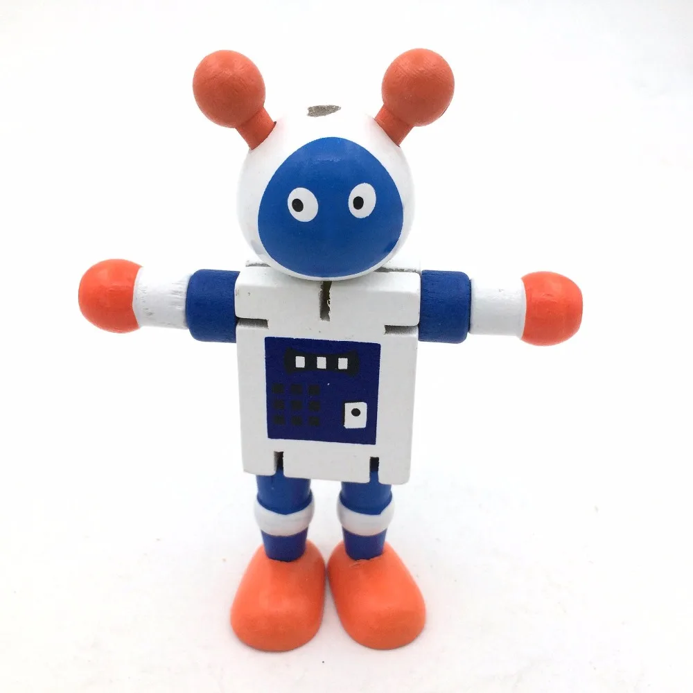 

Transformation Robot Building Blocks Wooden Creative Gifts For Kids Children Wooden Decoration