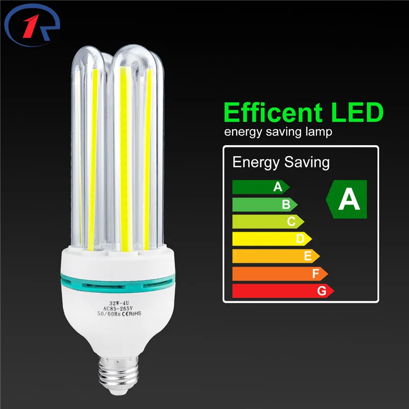 ZjRight E27 COB светодиодный энергосберегающий светильник 3 Вт 7 Вт 12 Вт 20 Вт 32 Вт для гостиной, спальни, дома, библиотеки, офиса, заводской трубчатый светильник