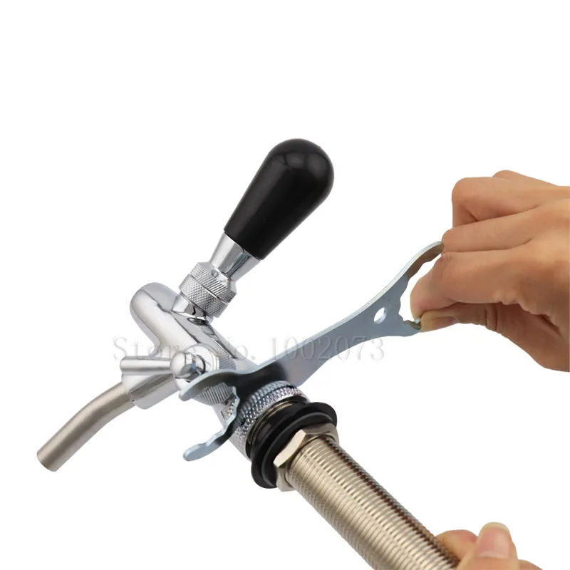 5pcs Spanner Wrench Beer Tower Spanner For Keg Homebrew Draft Beer Tower Faucet Tools Parts (7)