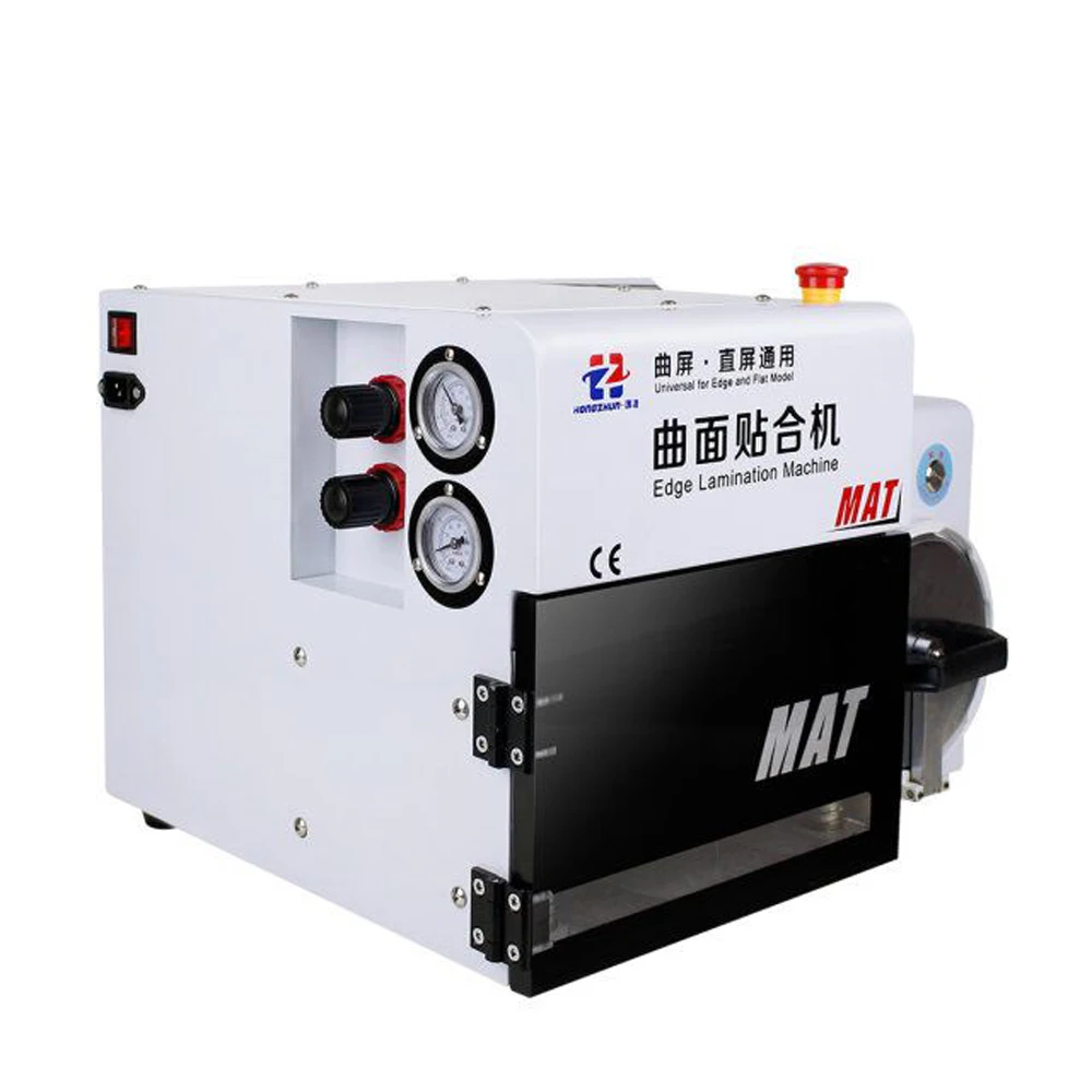 HZ-MAT Smart Curved Plane Screen Edge Lamination Machine For IPhone Samsung Curved Screen LCD Repai