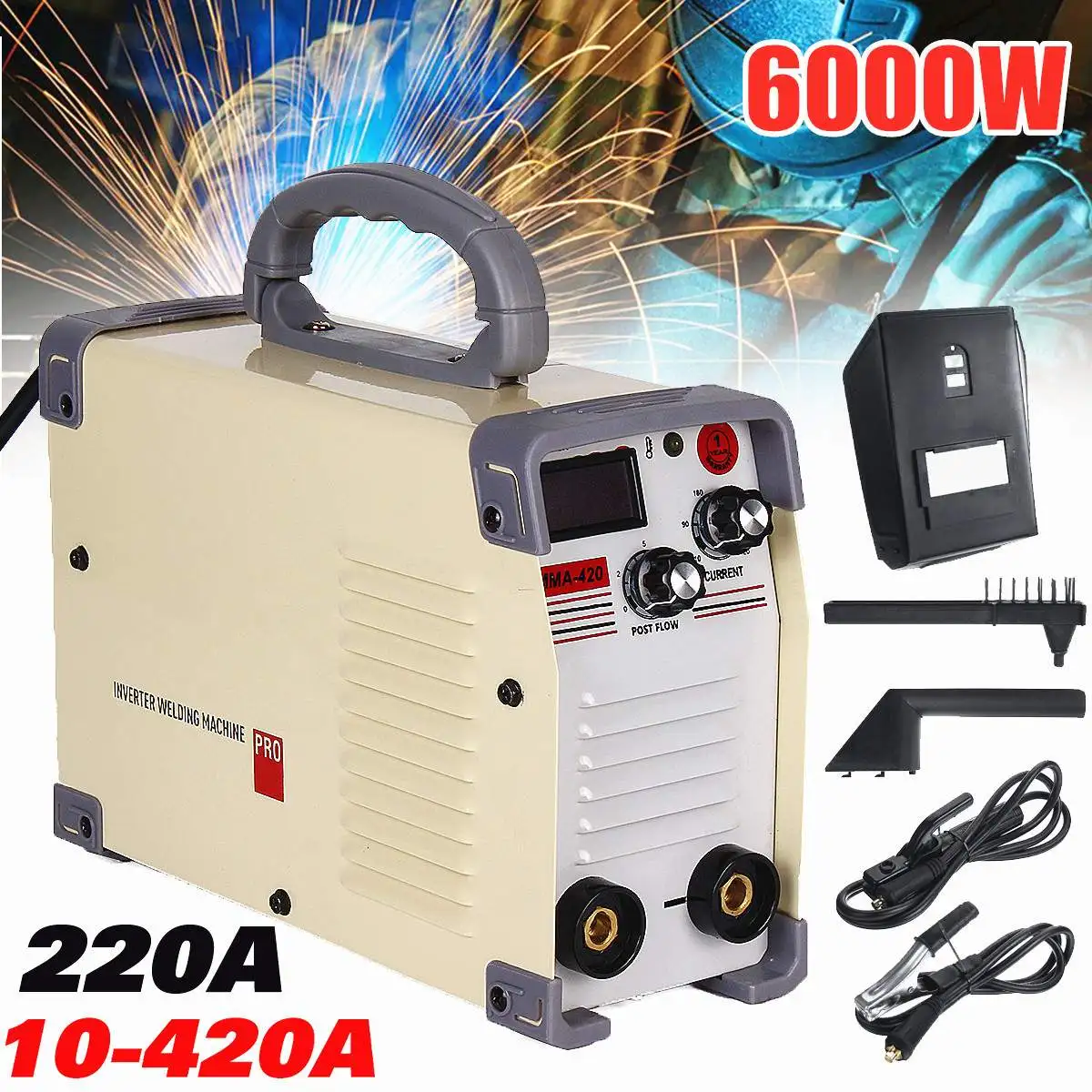 Neue 220 V AC 10-420A Handheld Mini MMA DC Inverter-schweißgerät Mit Klemme Für Schweiß Arbeits Schweißer Inverter Maschine werkzeug Neue 220 V AC 10-420A Handheld Mini MMA DC Inverter-schweißgerät Mit Klemme Für Schweiß Arbeits Schweißer Inverter Maschine werkzeug
