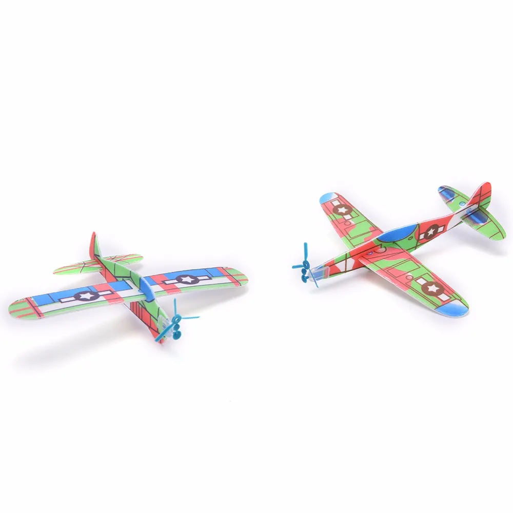 12Pcs-DIY-Assembly-Flapping-Wing-Flight-For-Children-Flying-Kite-Paper-Airplane-Model-Imitate-Birds-Aircraft (2)