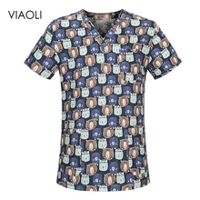 Медицинская Униформа хирурга высокое качество Красота Салон спецодежды дышащая доктор рабочая одежда стоматолог фармацевт форма медсестры Топы