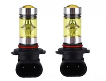 JanDeNing 2 шт. 9005/HB3 9006/HB4 H10 20-SMD Автомобильный светодиодный фонарь лампы дневного света лампы для фар 100 Вт 1000LM 4300 K