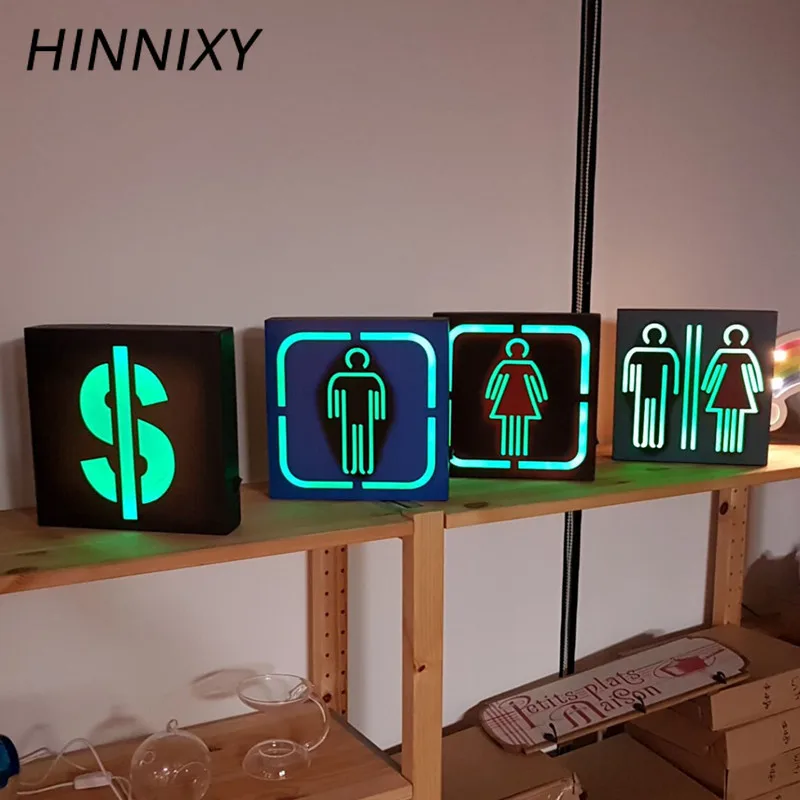 Hinnixy светодиодный светильник знак МДФ табличка Плакат Бар Паб украшение дома