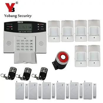 

Yobang Security GSM Wireless Alarm System PIR Home Security Burglar Alarm System Auto Dialing Dialer SMS Call