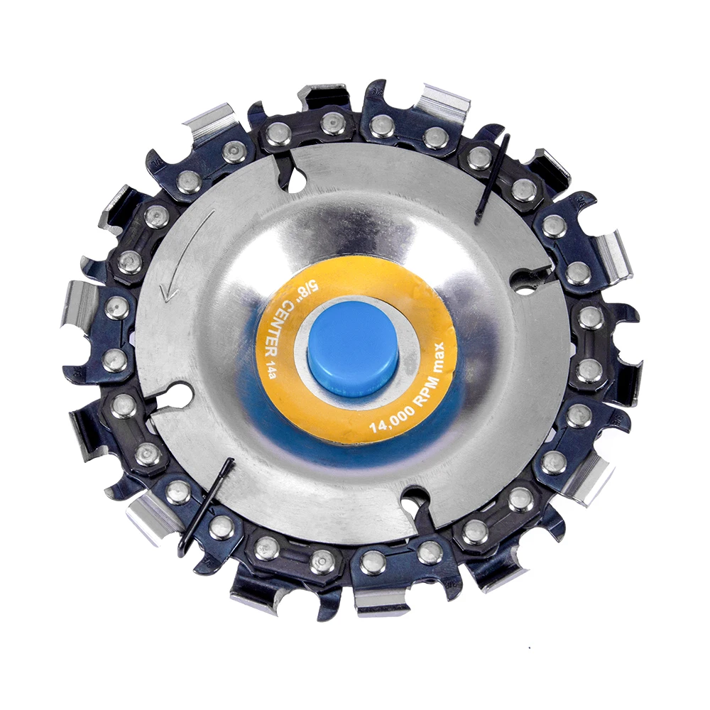 Us 10 92 36 Off Hakkin 4 Inch 14 Tooth Grinder Disc Chain Saw Wood Carving Disc Woodworking Slotted Saw Blade For 100 115mm Angle Grinder In Saw