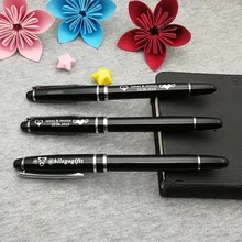 Металлическая ручка с логотипом, красивые рекламные товары для малого бизнеса, продвижение по индивидуальному заказу, Марка вашего логотипа и электронная почта на корпусе ручки