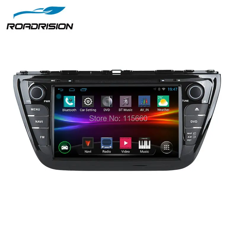 RoadRision 2din Android 6.0 Auto radio Car DVD Player For Suzuki SX4 S