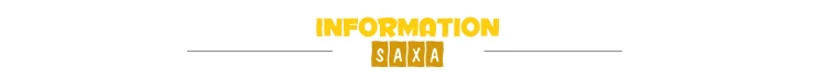 SAXA尺码信息