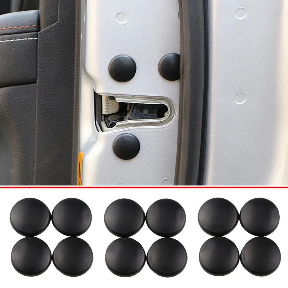 

12Pc Car Door Lock Screw Protector Cover For Hyundai IX35 IX45 Sonata Verna Solaris Elantra Tucson Mistra IX25 I30