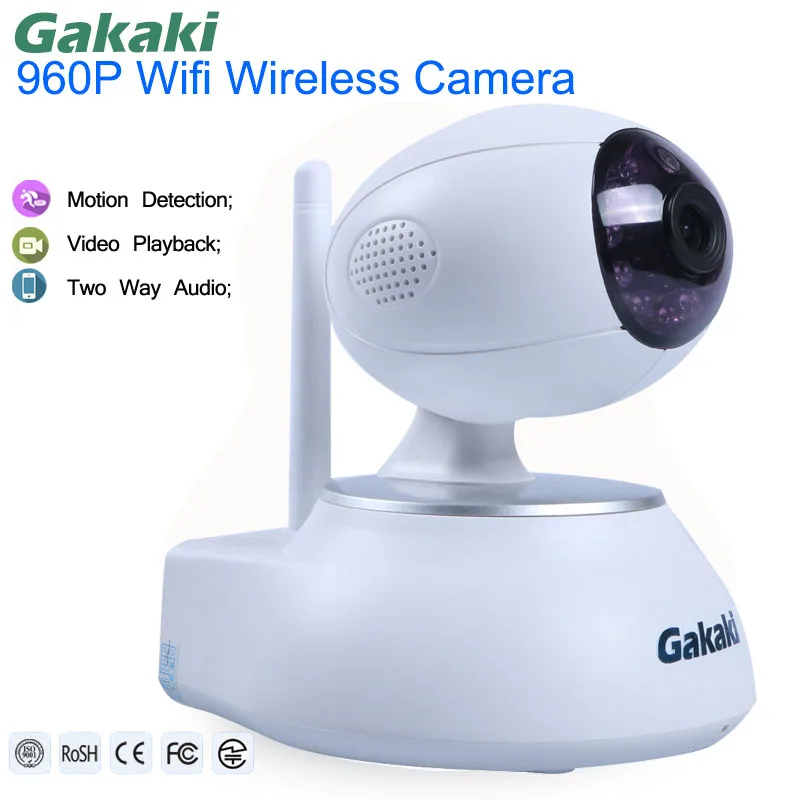 

Gakaki HD 960P Wifi Wireless IP Camera CCTV Home Security Camera IR Night Vision Security WI-FI ONVIF Ip Mobile Remote Camaras