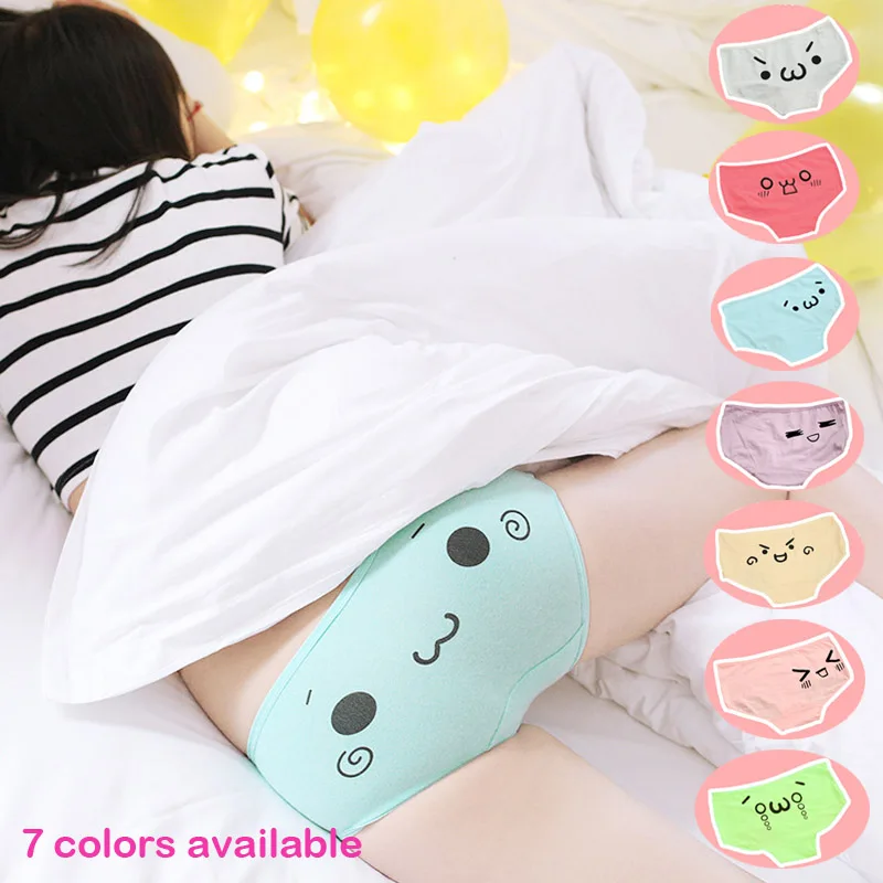 Coshome Anime Chicken Nuggets Graffiti Underwear Female Cotton Briefs Sexy Women Underpants Cute Knickers Girls Shorts Panties