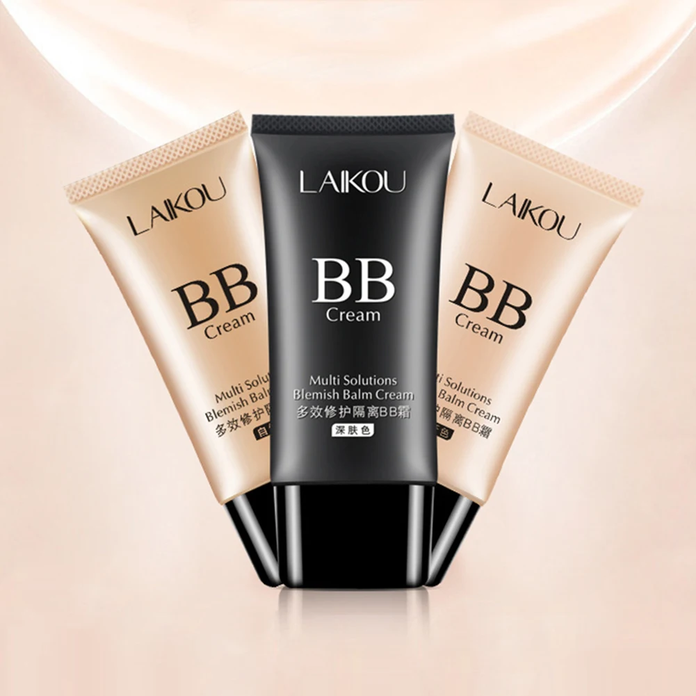 

LAIKOU 50g Face Foundation Korean Cosmetics BB&CC Cream Base Makeup Sun Block Long Lasting Moisturizing Perfect Cover