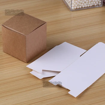

4*4*6cm Brown paper box.Kraft Paper Candy Boxes,4*4*10cm Square Shape 4x4x8cm Packaging box 200pcs/lot