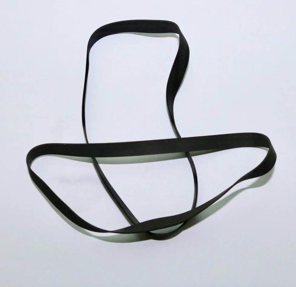 

4Pieces/Lot Diameter:(38-50mm) Thickness:0.6mm Width:5mm Card Seat Audio Belt Recorder Drive Transmission Flat Belt