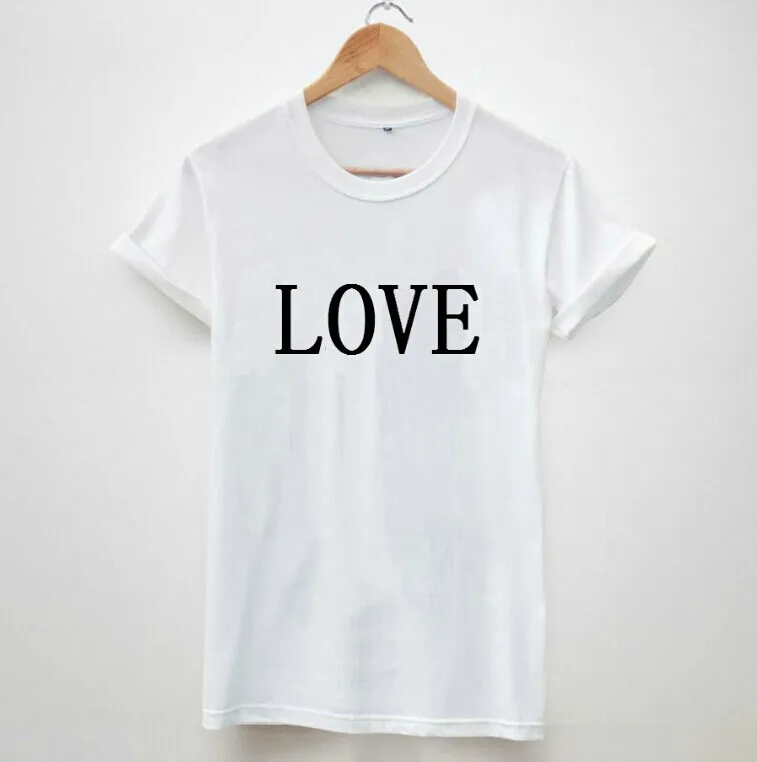 النساء الزى الحب خطابات الطباعة عارضة القطن مضحك قميص أعلى قمزة وهتيي الأسود محب زائد حجم camiseta HH305-265 النساء الزى الحب خطابات الطباعة عارضة القطن مضحك قميص أعلى قمزة وهتيي الأسود محب زائد حجم camiseta HH305-265