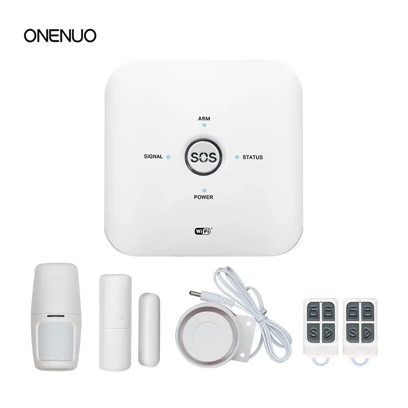 Беспроводная GSM и WIFI домашняя система охранной сигнализации бесплатная