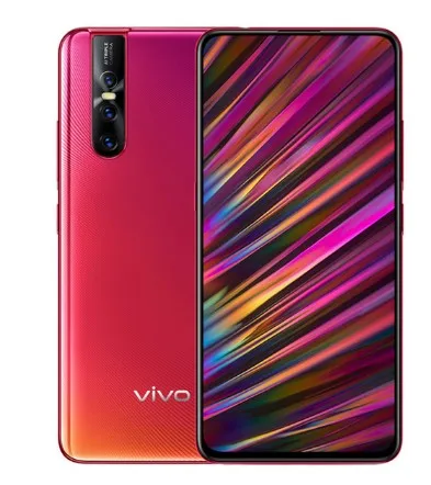 Мобильный телефон vivo V15 Pro с глобальной версией 6G 128G 48MP Snapdragon 675 Octa Core 6,3" в экране с отпечатком пальца мобильных телефонов - Цвет: Красный