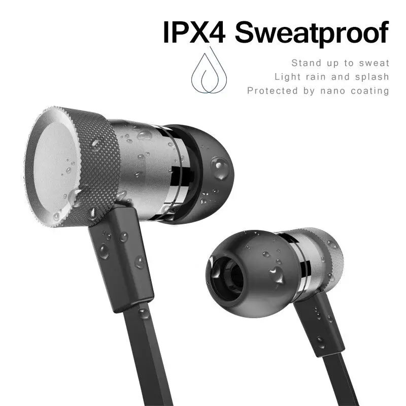 H6 бренд Bluetooth наушники беспроводные шейные спортивные беговые с микрофоном для