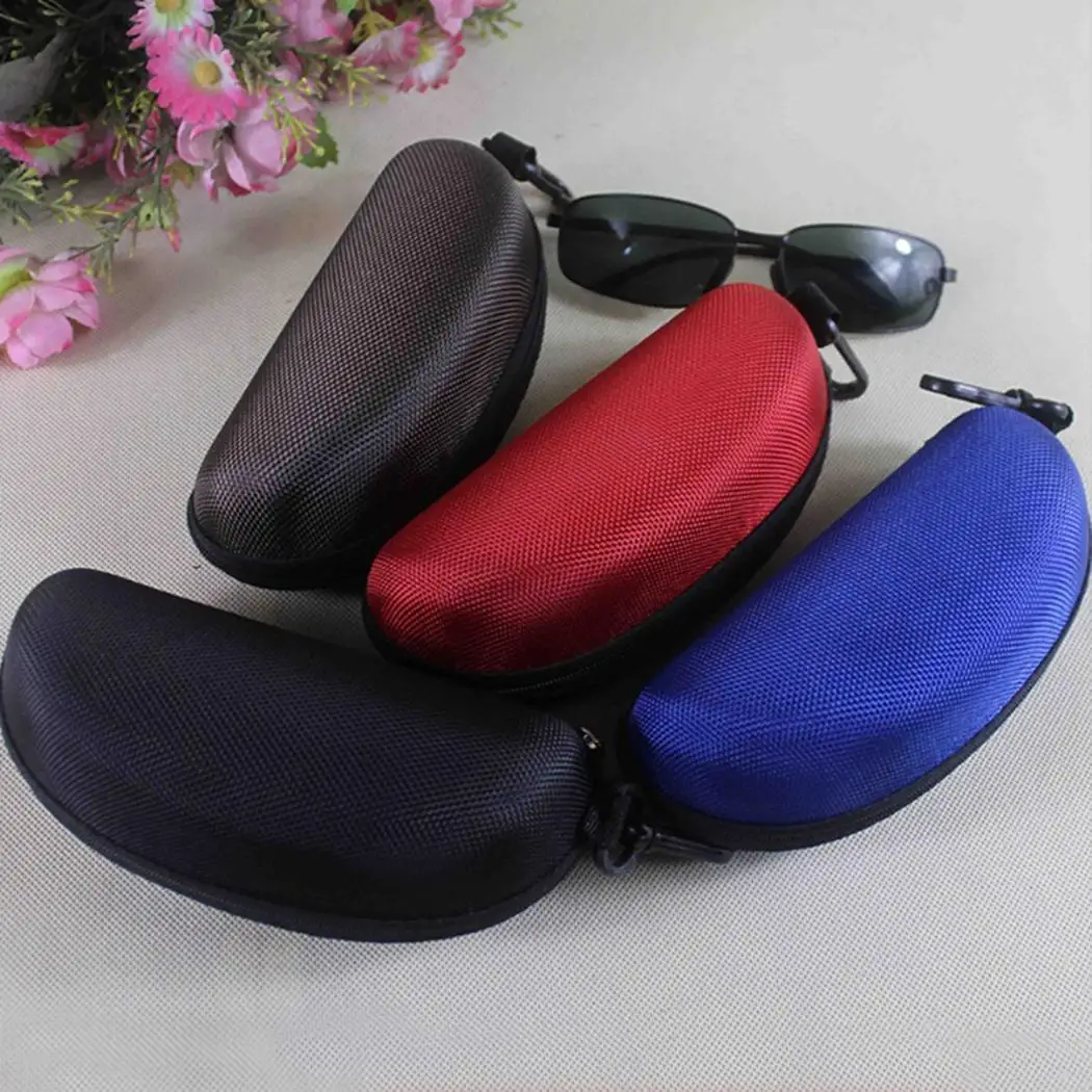 

Lightweight Hard Sunglasses Case Storage Protection Zipper Closure 55g Fits nearly all types of and sunglasses