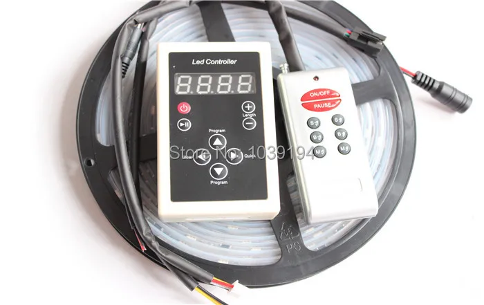 5 м IC6803 5050 цифровая rgb лента 150LED IP67 трубка Водонепроницаемая dream magic color 12 В