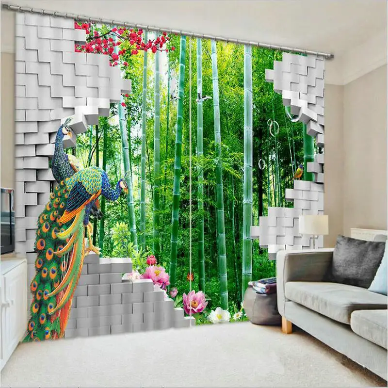 3D печатные занавески для гостиной и спальни Cortinas Para Sala De Estar Roses Animal продано