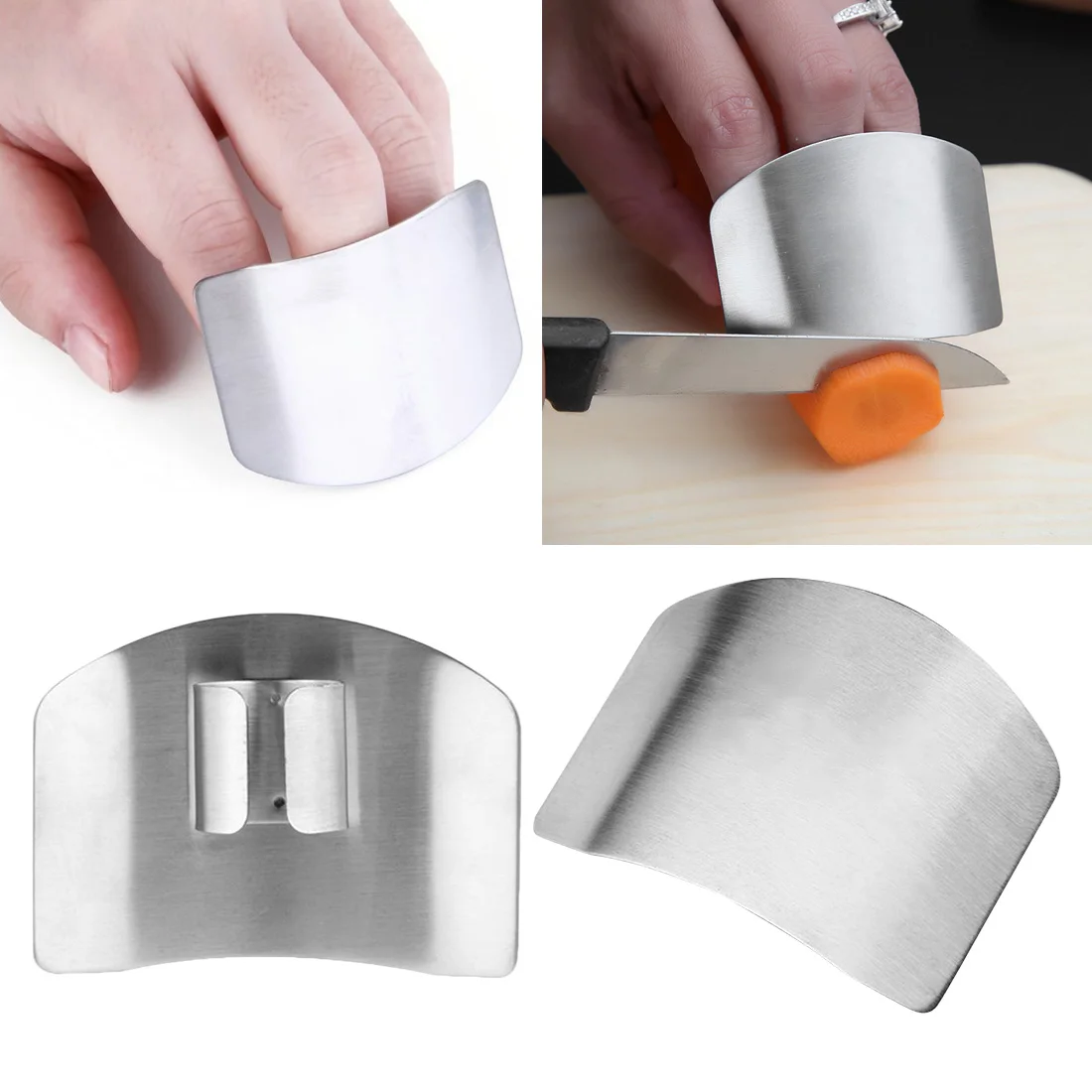 Нержавеющая сталь защита пальцев Нож, кухонный инструмент аксессуары инструменты защиты пальцев кухонный инвентарь ножницы еда
