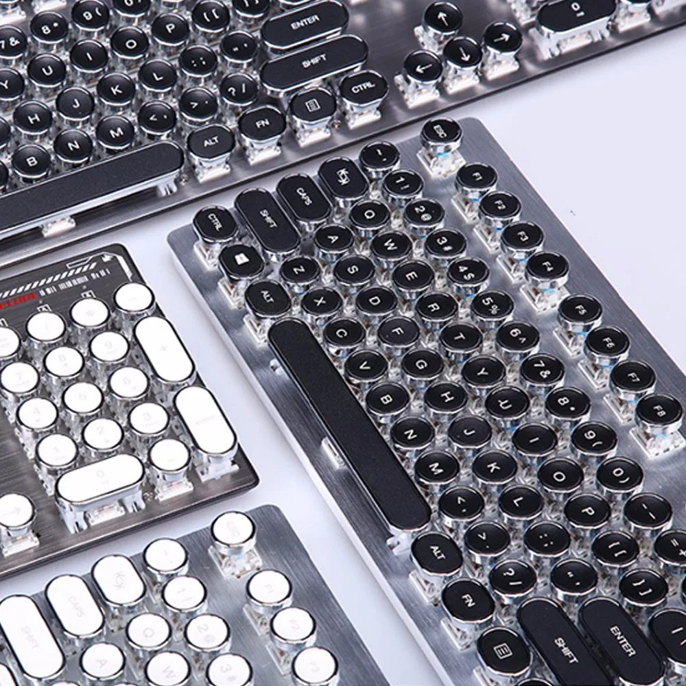 

LED Gaming mechanical keyboard 1200DPI Wire 2.4G keyboard Keycaps And Mouse Set to Computer Multimedia Gamer Sep27