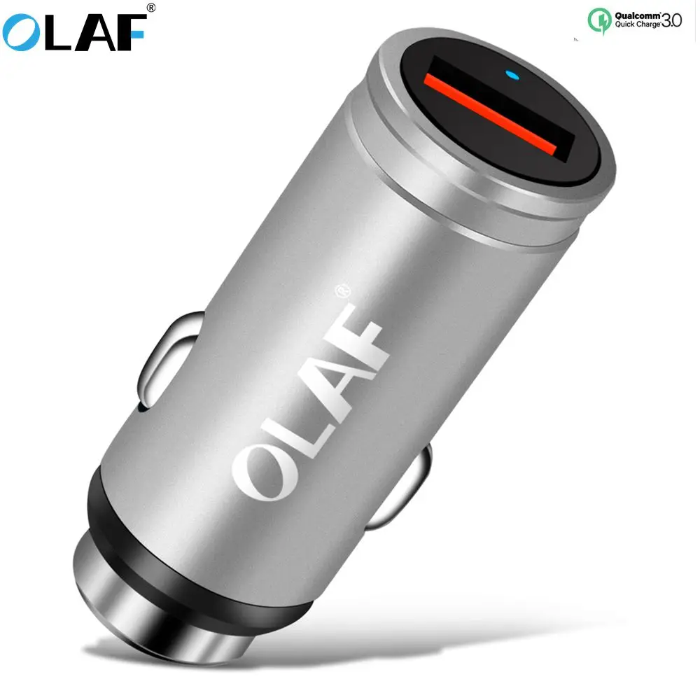 

OLAF Car Charger Quick Charge 3.0 USB Car-Charger for Mobile Phone Qualcomm QC 3.0 Fast Car Charging USB Charger Adapter