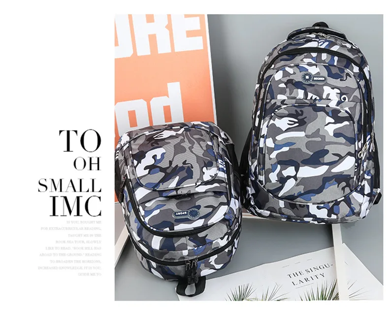 Горячая Новая мода школьные сумки для подростков камуфляж детские школьные рюкзаки школьные сумки для девочек и мальчики дети книга Сумка