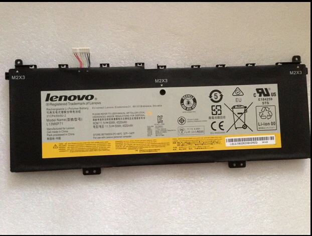 

New genuine original Battery for LENOVO IdeaPad Yoga 2 13 Series L13M6P71 L13S6P71 121500234 11.1V 50WH