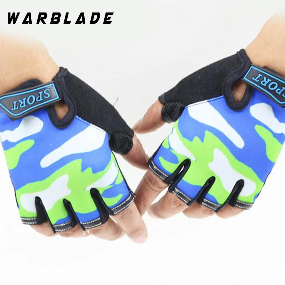 

Fingerless Kids Gloves Non-Slip Ultrathin Children Half Finger Breathable Gloves For Boys Girls Luvas De inverno WarBLade