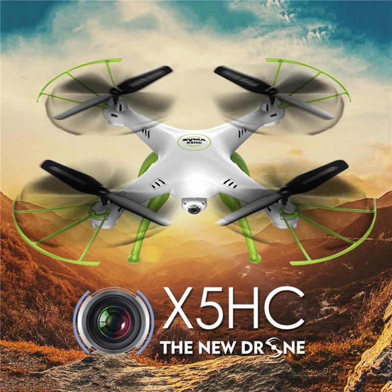 

Upgrade Version Syma X5HC RC Quadcopter Adjustable 2MP HD Camera RTF 2.4GHz 6-Axis Altitude Mode Hold RC Helicopter