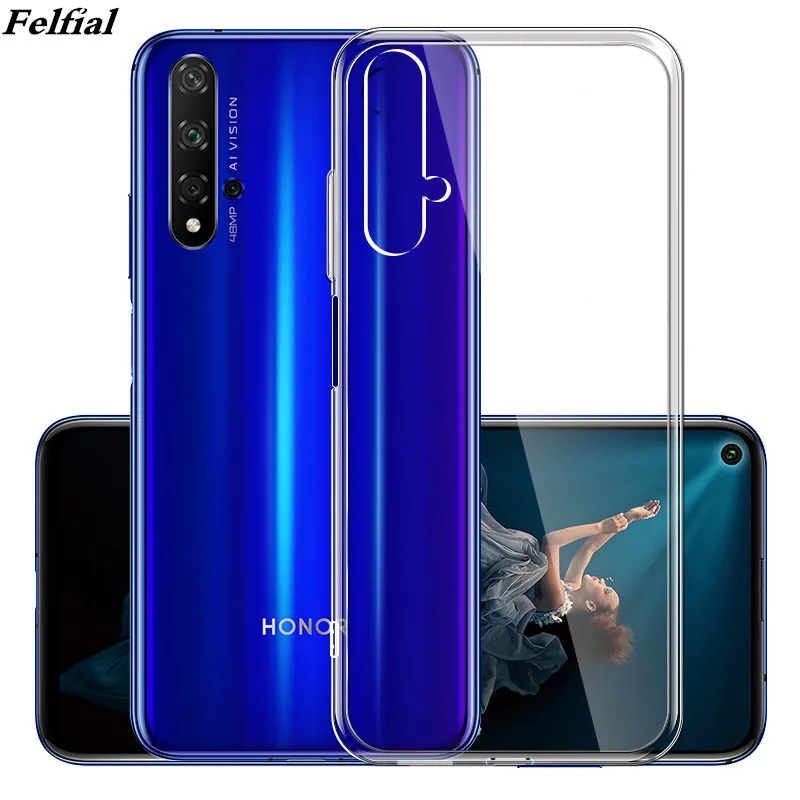 

For Huawei Honor 30 20 Case Slim Transparent Silicone Soft Clear TPU Back Cover Case for Honor 30 20 Pro 20lite Phone Case