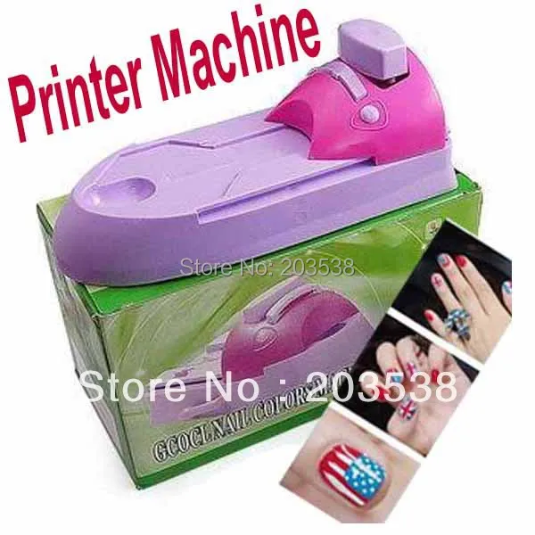 Nail Art Printer DIY Nail Art Stamping Printing Machine With 6 Metal