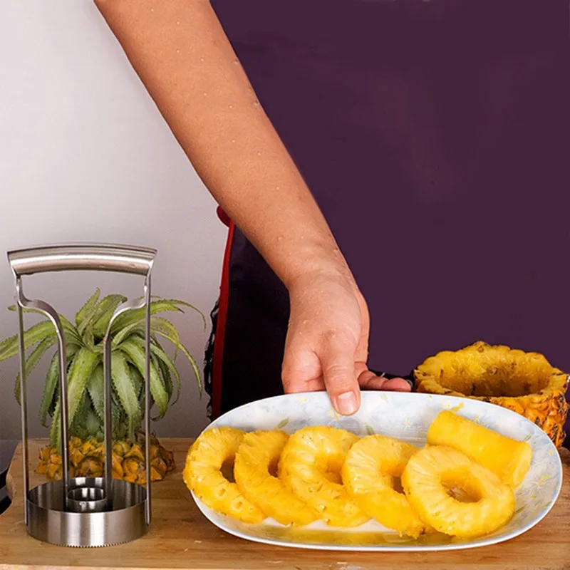 Нож для ананаса из нержавеющей стали, кухонный инструмент, нож для очистки фруктов, нож для очистки овощей, кухонные гаджеты, высокое качество