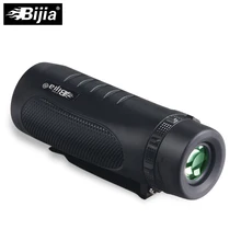 Bijia 10x32 poderoso multi-revestido náutico impermeável monocular bak4 prisma telescópio com clipe spotting scope