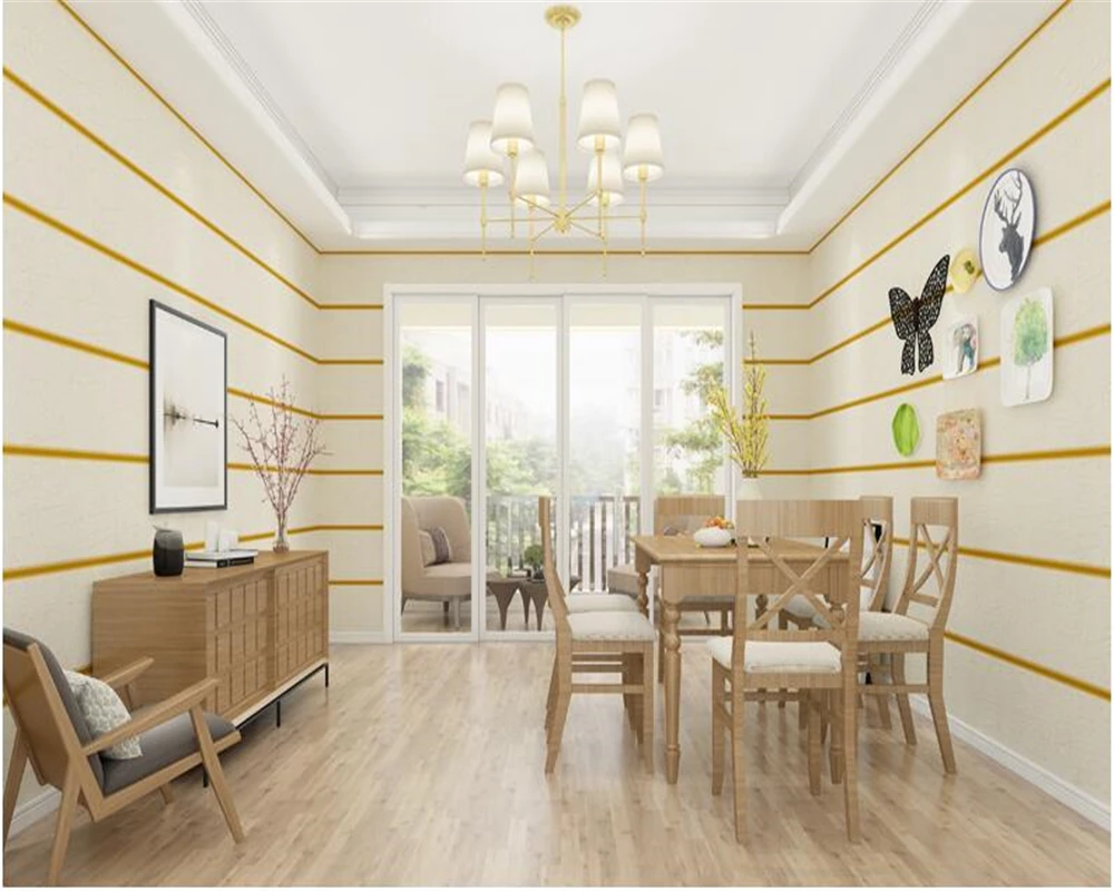 Beibehang Thick Nonwoven Velvet Wallpaper Marble Bedroom