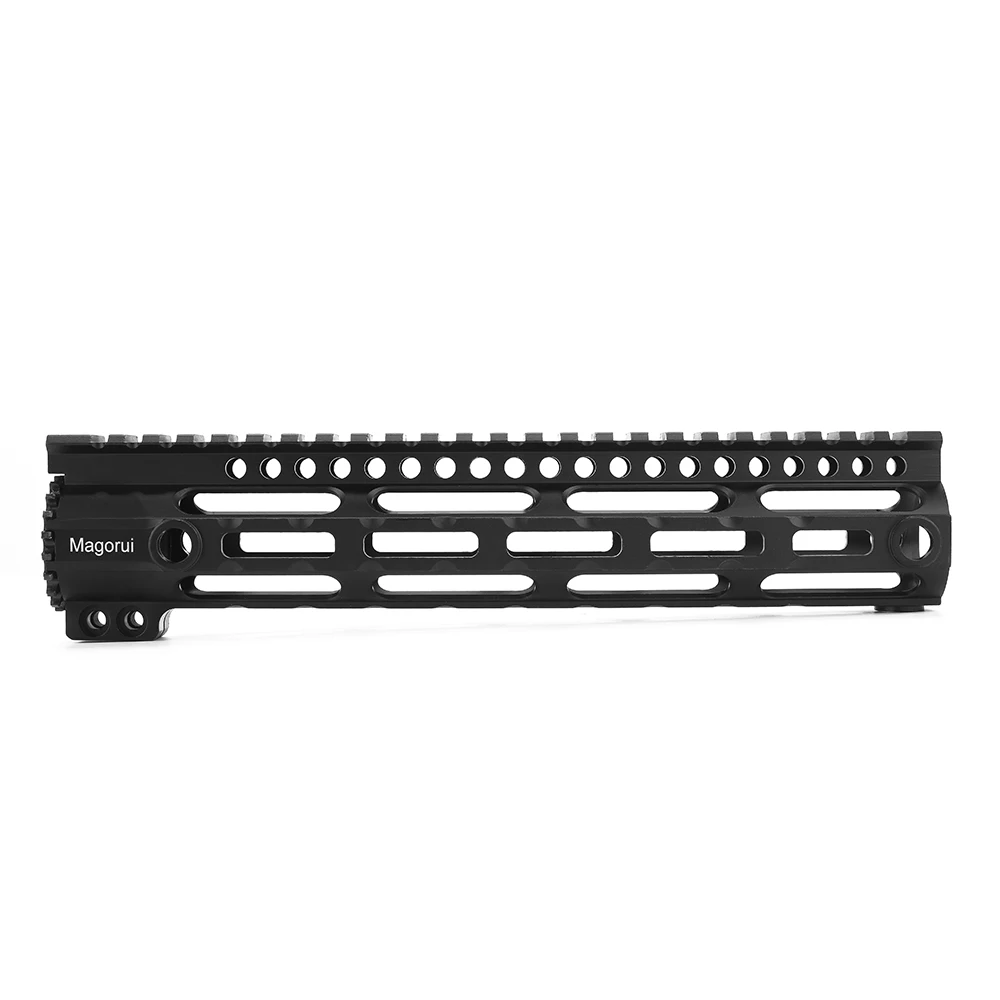 Magorui AR-15 M4 M-LOK 4 7 10 12 15 بوصة MLOK ضئيلة شحن تعويم Handguard Picatinny السكك الحديدية جبل قوس